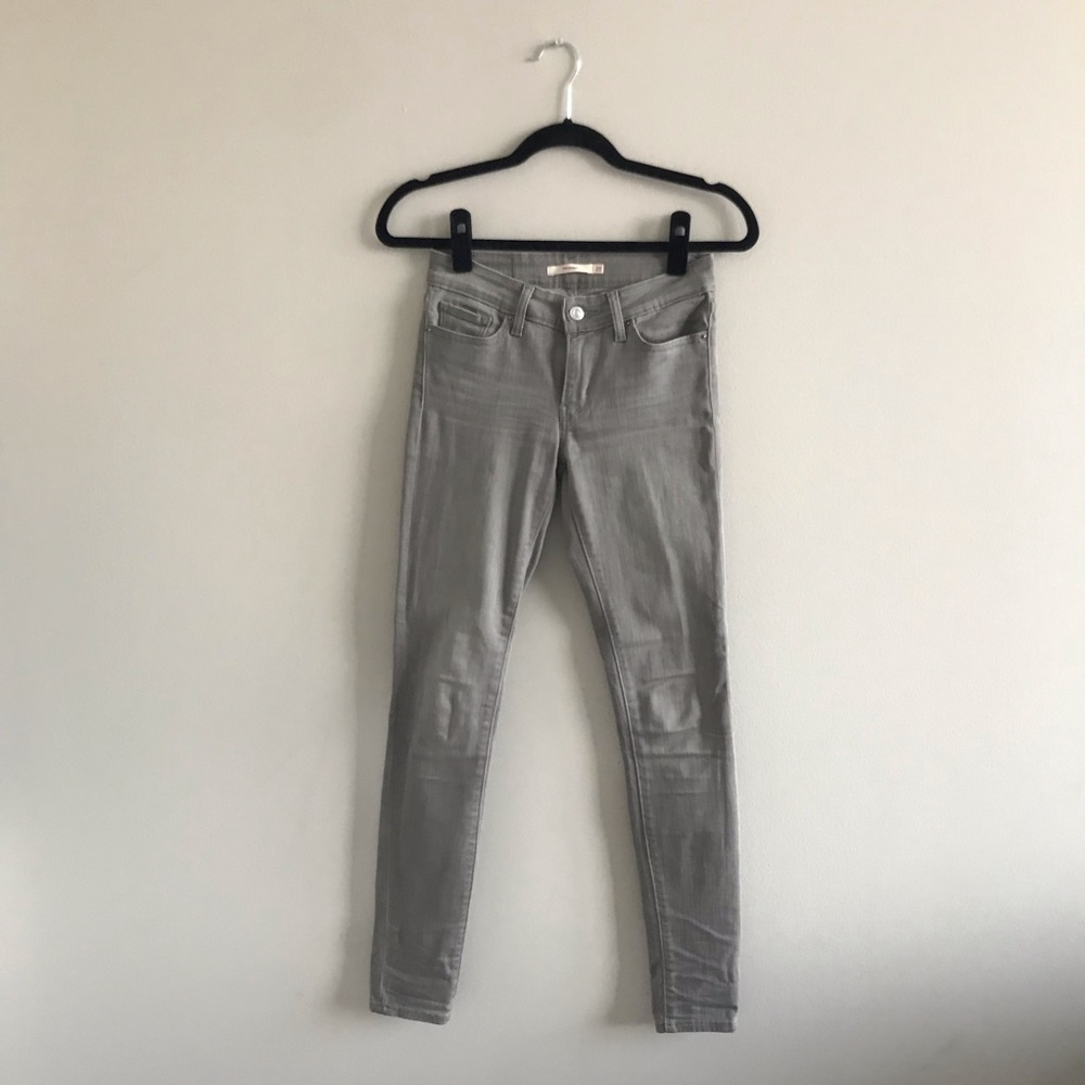 Levi’s 711 Super Skinny in Weathered Grey